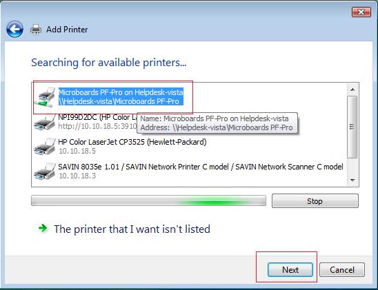 Printer Sharing in Windows